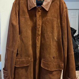 Orvis Tan Suede Field Jacket